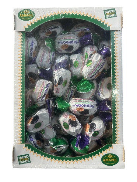 Կոնֆետ շոկոլադապատ սալորի չրով և ընկույզով /կգ